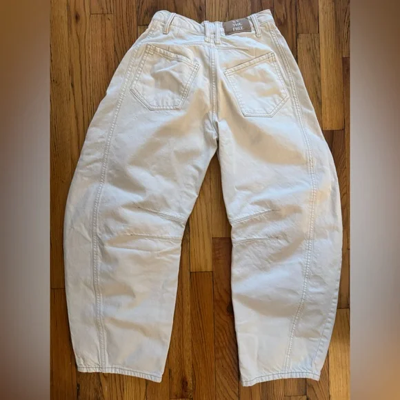 We The Free Good Luck Mid-Rise Barrel Jeans - Picture 3 of 5